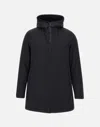 Herno Parka With Hood In Black