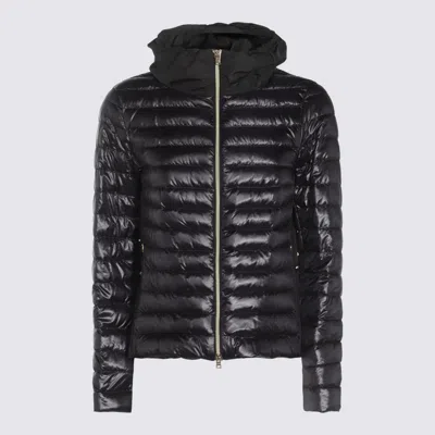 Herno Coats Blacks And Greys
