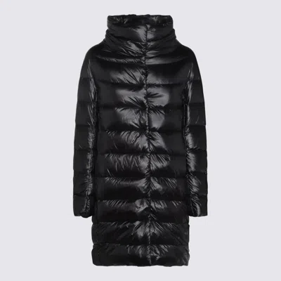 Herno Coats Blacks And Greys