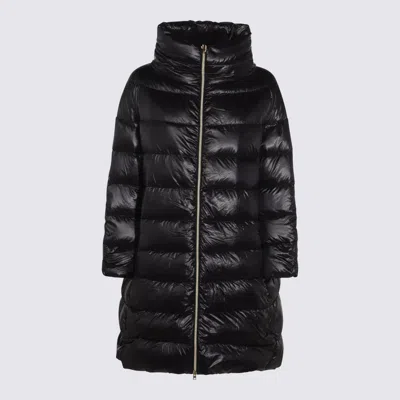 Herno Coats Blacks And Greys In Multi