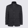 Herno Coats Blacks And Greys In Multi