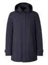 Herno Laminar Carcoat In 2 Layers Gore-tex In Blue