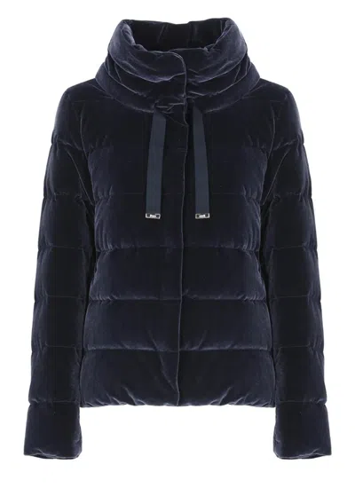 Herno Coats In Blue