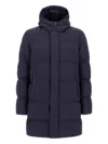 Herno Long Parka In 2-layer Windstopper In Blue