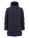 Herno Long Parka In 2-layer Windstopper In Blue