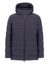 Herno Jacket In 2-layer Windstopper In Blue