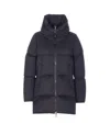 Herno Women Ecoage A-shape Down Jacket In Blue