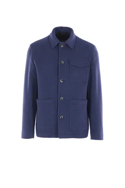 Herno Coats In Blue