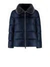 Herno Coats Blue In Blue