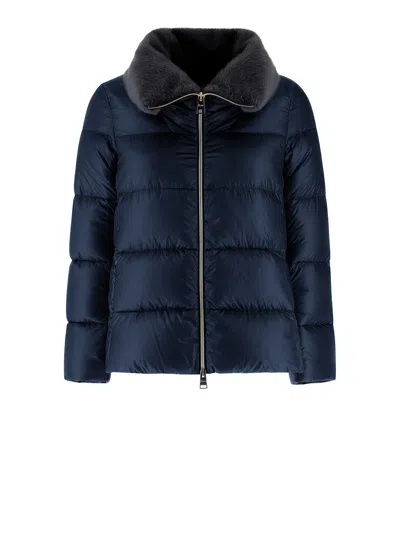Herno Coats Blue