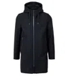 Herno Coats Blue In Black