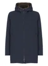 Herno Blue Coat In Blue