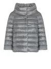 Herno Sofia Quilted Down Jacket In Blue