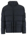Herno Hooded Padded Jacket In Blue