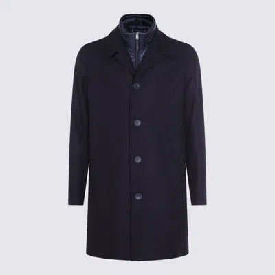 HERNO COATS BLUE AND GREEN
