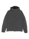 Herno Hooded Quilted Coat In Brown
