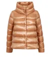 Herno Amelia Short Down Jacket In Orange
