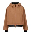 Herno Coats Camel In Brown