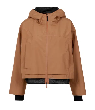 Herno Coats Camel In Brown
