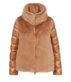 Herno Coats Camel In Multi