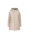 Herno Drawstring Hooded Puffer Parka In Chantilly