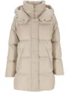 Herno Quilted Hooded Coat In Chantilly