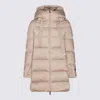 Herno Beige Puffer Down Jacket In Multi