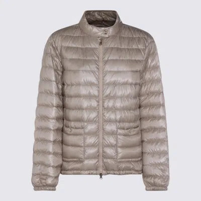 Herno Chantilly Puffer Down Jacket In Neutral