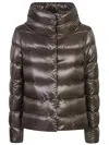 Herno Amelia Puffer Jacket In Fango
