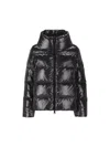 Herno Glossy Finish Puffer Jacket In Black