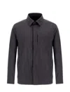Herno Shirt Jacket Tech Woven In Grey