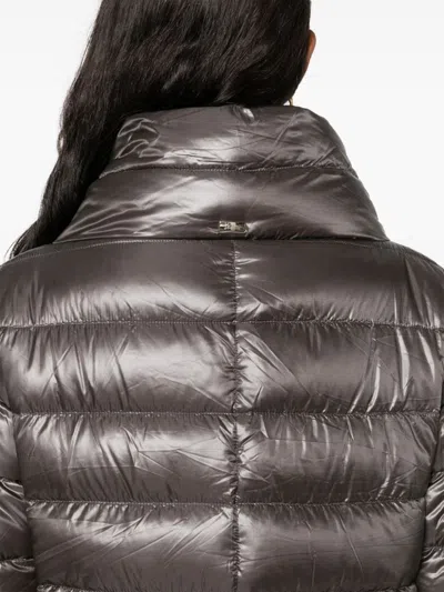 Herno Coats Grey In Gris