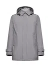 Herno Men's Laminar 2-layer Goretex Coat In Grey