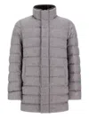 Herno Coats Grey In Gray