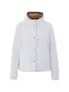 Herno Long-sleeved Drawstring Reversible Padded Coat In White