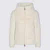 Herno White Quilted Down Jacket In Neutral