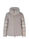 Herno Down Jacket In Neutral