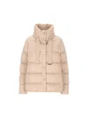 Herno Multicolor Polyester Coat In Neutral