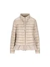 Herno Zip-up Drawstring Jacket In Neutral