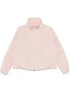 Herno Drawstring-collar Jacket In Pink
