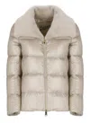 Herno Chantilly Down Jacket With Ultralight Nylon In Neutral