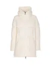 Herno A-shape Padded Quilted Down Jacket In Neutral