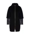 Herno Layered-sleeved Zip-up Down Coat
