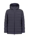 Herno Jacket In 2-layer Windstopper In Blue