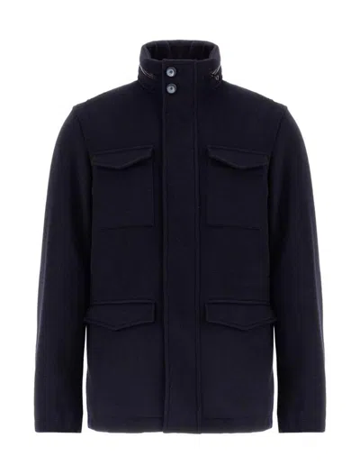 Herno Coatsjackets In Blue