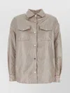 Herno Collared Neck Nylon Jacket With Front Pockets