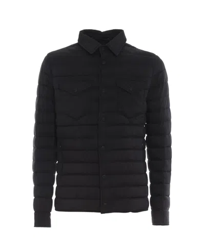 Herno La Camicia Quilted Nylon Down Jacket In Black