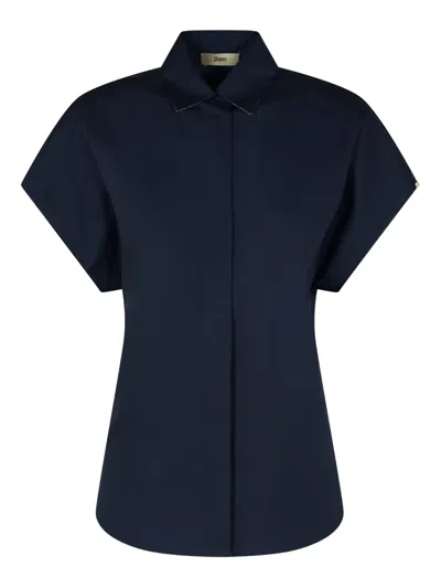 Herno Collared Short-sleeve Shirt