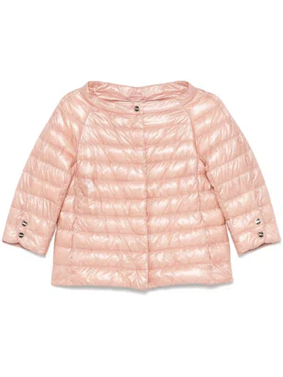 Herno Collarless Jacket In Multicolor