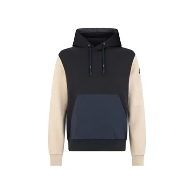 Herno Colour-block Hooded Sweatshirt In Blue